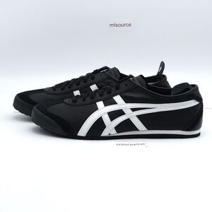 NEW Size 14 Men's Onitsuka Tiger Mexico 66 Leather Sneakers DL408-9001 Black
